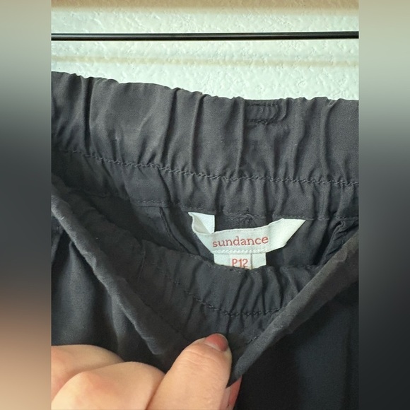 Sundance Tencel Silky Joggers size Petite 12 Black - Picture 3 of 5